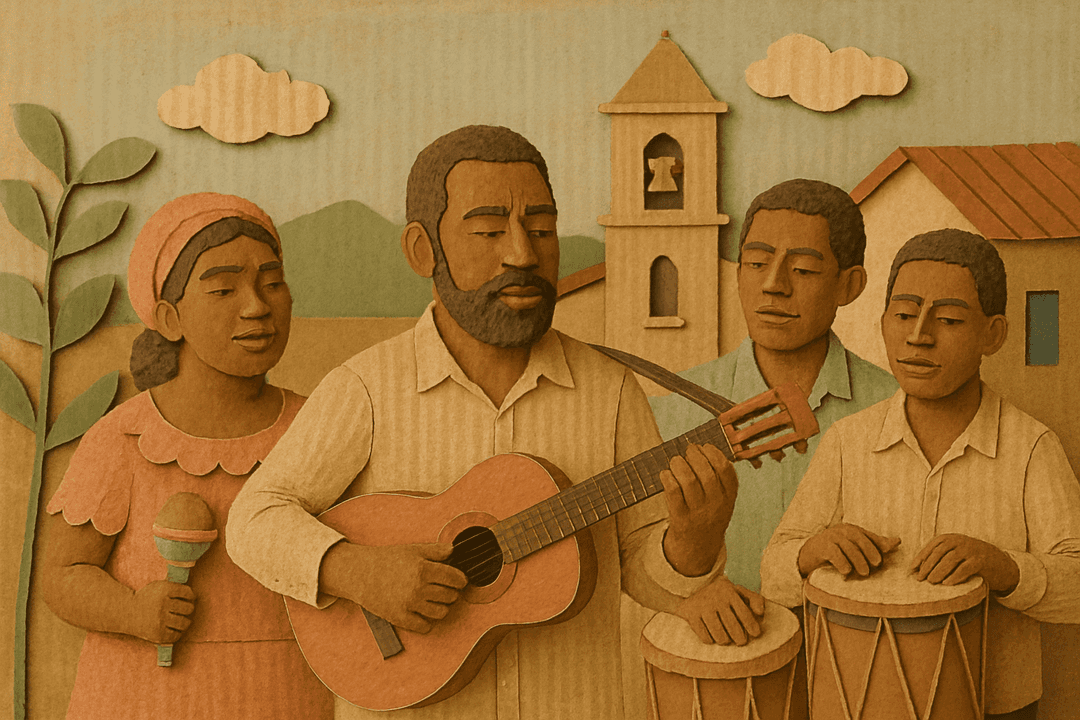 Ilustración de Parranda Costa Central